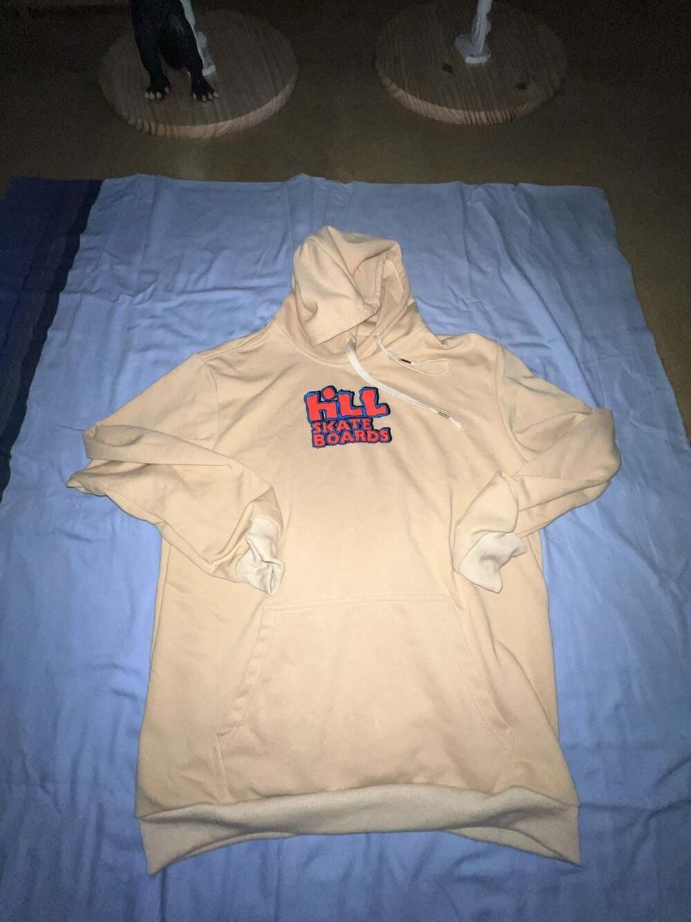 Hill Skate Boards Cream Pullover Hoodie